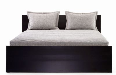 Stockholm bed birch multiplex with high headboard Richard Lampert 